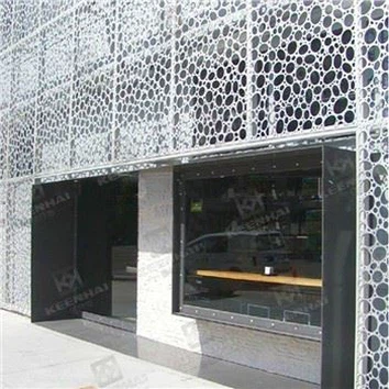 Panel perforado de aluminio